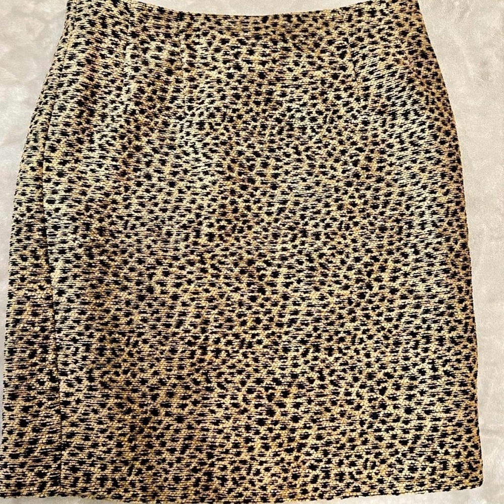 Steven Stolman Animal Print Mini Skirt